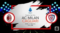 AC Milan vs Cagliari (liputan6.com/Abdillah)