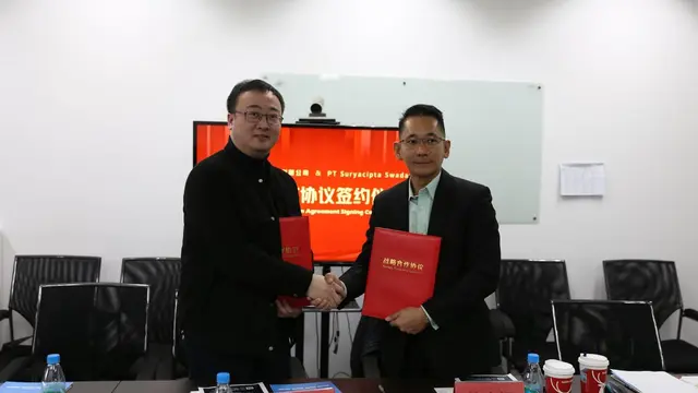 PT Suryacipta Swadaya menjalin kerja sama dengan SCP Consultants Pte Ltd untuk mempromosikan peluang investasi di Indonesia, khususnya di kawasan Subang Smartpolitan kepada para pengusaha dan investor di China. (Dok Suryacipta)