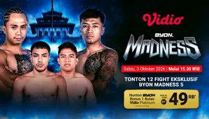 Jadwal Byon Madness 5: Perebutan Tiket Grand Prix Hingga Sun Go kong vs Redho Rocky di Vidio