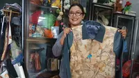 Tekuni Ecoprint Kulit Domba, Bernadetha Pudyas Minarsih Tularkan Semangat Kemandirian Para Perempuan di Yogyakarta