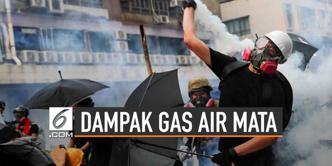 VIDEO: Selain Perih, Ini Dampak Buruk Terpapar Gas Air Mata