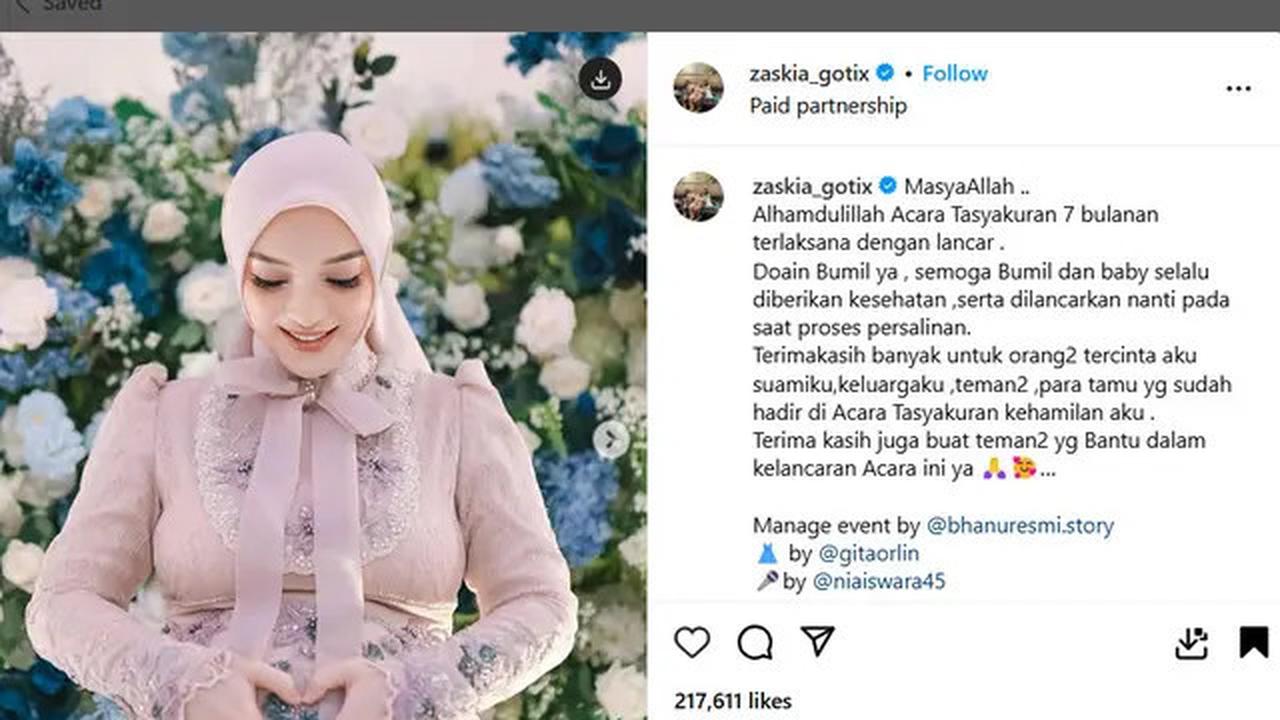Zaskia Gotik Diam-Diam Hamil Anak Ketiga, Minta Doa Diberi Kelancaran Bersalin
