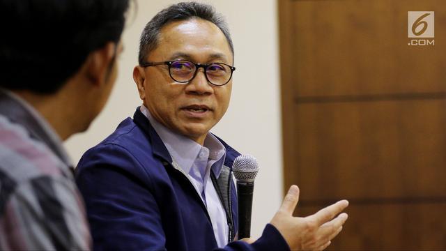 Ketua MPR Zulkifli Hasan atau Zulhas