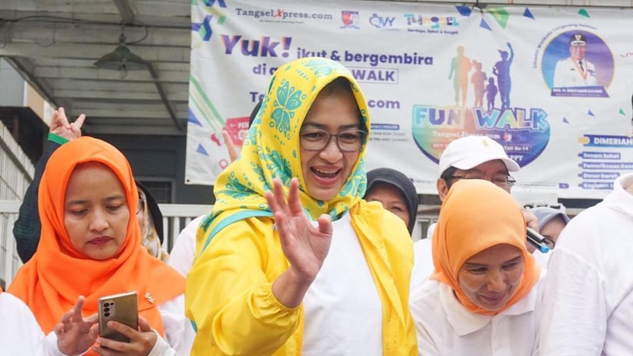 Calon anggota legislatif (caleg) DPR RI Airin Rachmi Diany mencatatkan suara tinggi dalam pemilu 2024. (Istmewa)