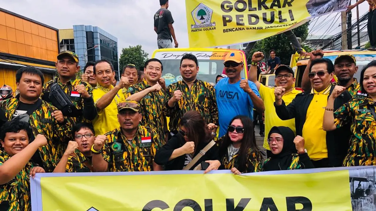Golkar DKI bantu korban banjir Jakarta.