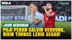 John Herdman memuji Calvin Verdonk sebagai pemain komplet usai tampil impresif di FIFA Series 2026. Verdonk dimainkan sebagai gelandang hingga nomor 10 saat lawan Bulgaria di GBK, Senin (30/3/2026).