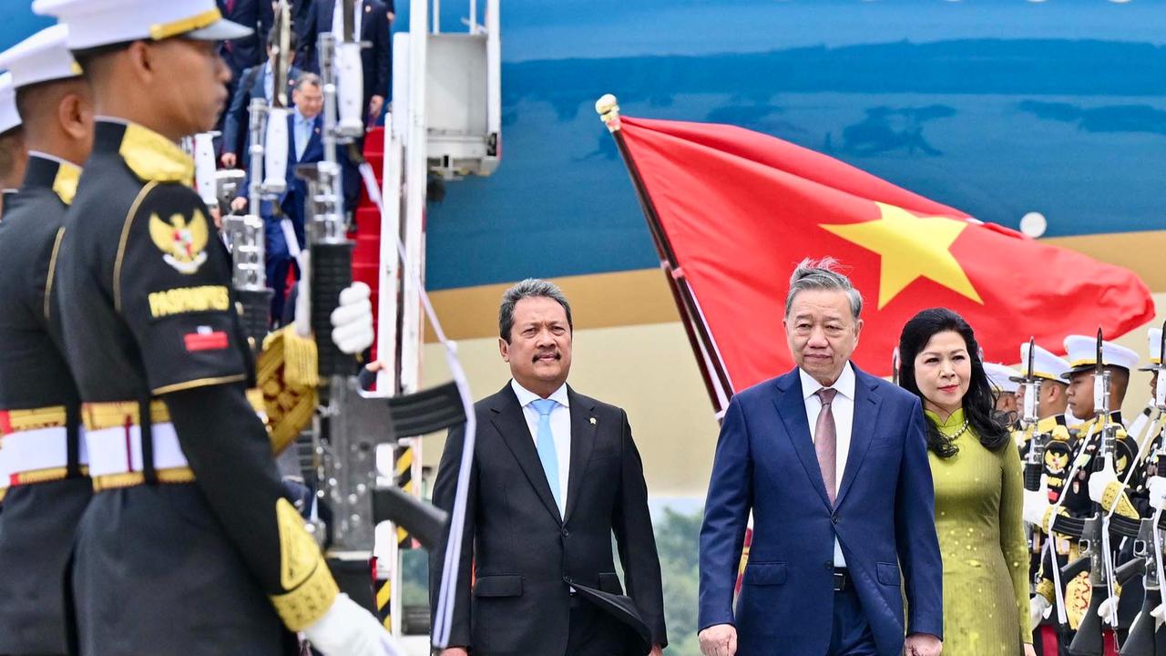 FOTO: Kunjungan Kenegaraan Sekjen Partai Komunis Vietnam To Lam, Disambut Menteri Trenggono