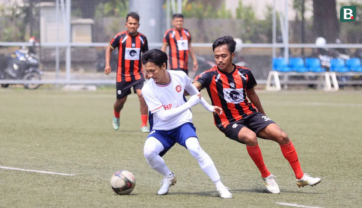 Fourfeo Soccer Tournament bertajuk CEO KKR Cup 2024 sukses terselenggara di Lapangan Rugby Gelora Bung Karno (GBK), Jakarta Pusat, pada Minggu (11/8/2024). (Bola.com/M Iqbal Ichsan)