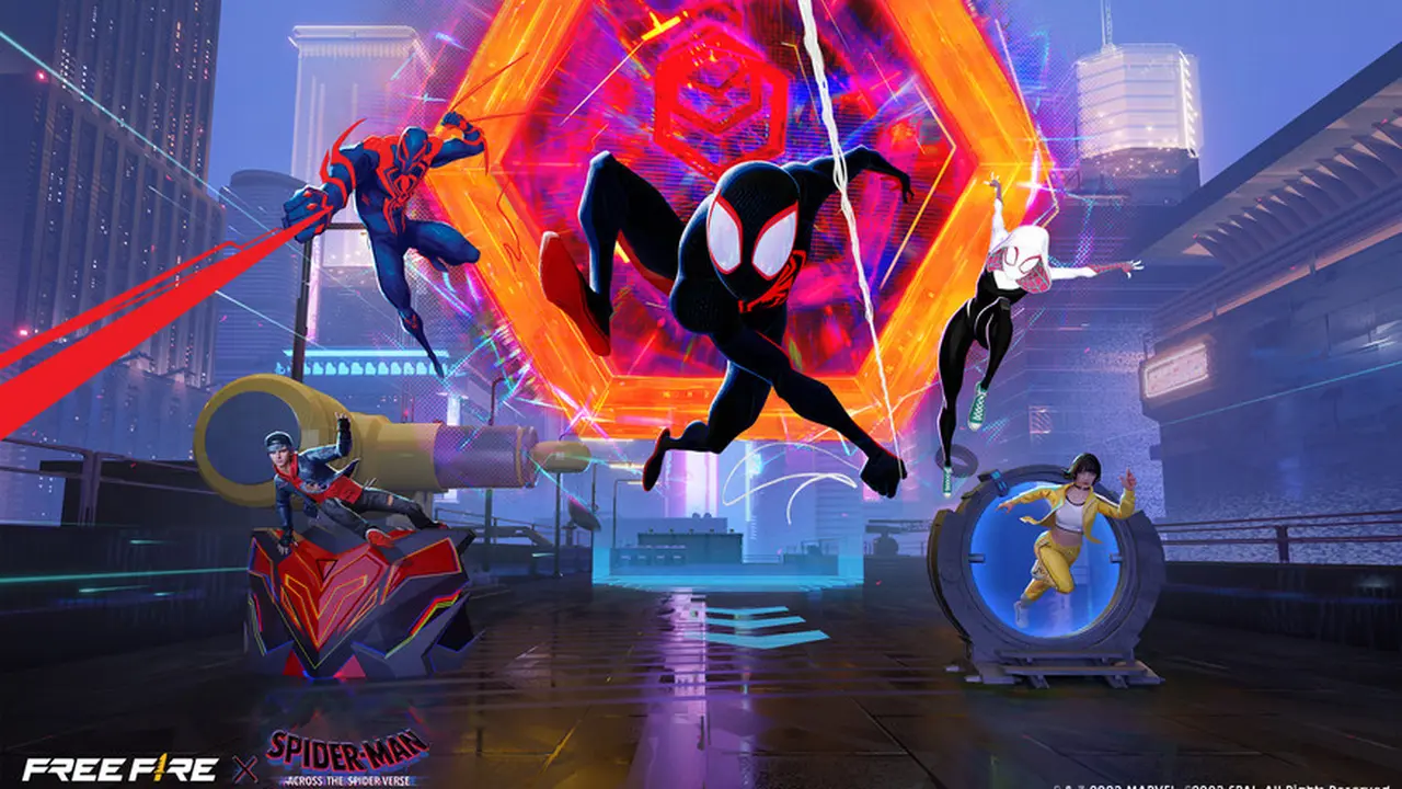 Free Fire hadirkan kolaborasi dengan film Spider-Man: Across the Spider-Verse (Garena)