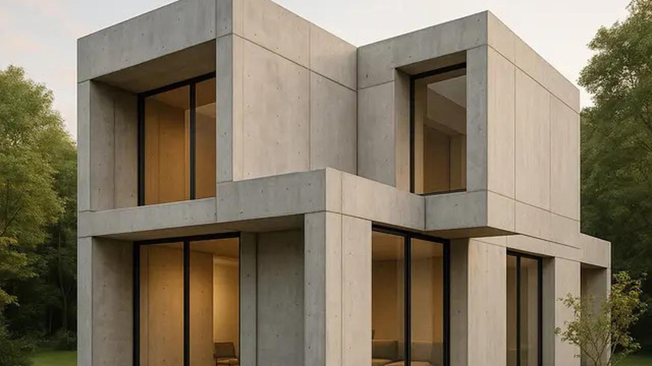 6 Model Rumah Brutalism Minimalis Tren 2025, Maksimalkan Luas Lahan Agar Tetap Estetik