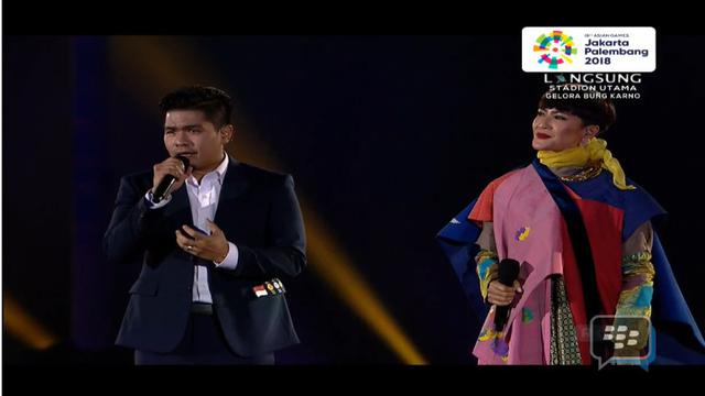 Bams eks Samsons - Lea Simanjuntak Nyanyikan Kemesraan dalam Closing Ceremony Asian Games 2018 ...