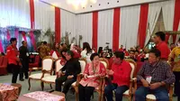 Megawati Tinjau Gladi Bersih Rakornas 3 Pilar PDIP