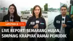 Hari ini diprediksi akan menjadi hari terakhir mudik sebelum hari lebaran, Rabu atau Kamis esok. Lalu bagaimana pantauan arus lalu lintas pada pagi ini ? Ada rekan Riska di gerbang tol Cileunyi, Bandung. Ada Agisha Febila di gardu tol Tegal, dan juga...