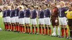 Di ajang Piala Dunia, wakil-wakil Eropa tercatat telah mengoleksi 12 kali gelar juara dari total 21 kali penyelenggaraan sejak 1930 hingga 2018. Sementara 9 gelar sisanya menjadi milik perwakilan Amerika Latin. Di balik dominasi Eropa tersebut, nyatanya ada 5 negara Eropa dalam putaran final Piala Dunia yang belum pernah merasakan lolos dari fase grup untuk belaga di fase knock-out, sebagian besar memang merupakan tim debutan. Berikut daftar kelima negara tersebut. (AFP/Patrick Kovarik)