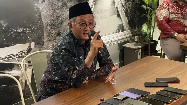 Menteri Pekerjaan Umum (PU), Dody Hanggodo di Ditjen SDA, Kementerian PU, Jumat (9/4/2026). (Foto: Liputan6.com/Immanuel Christian)