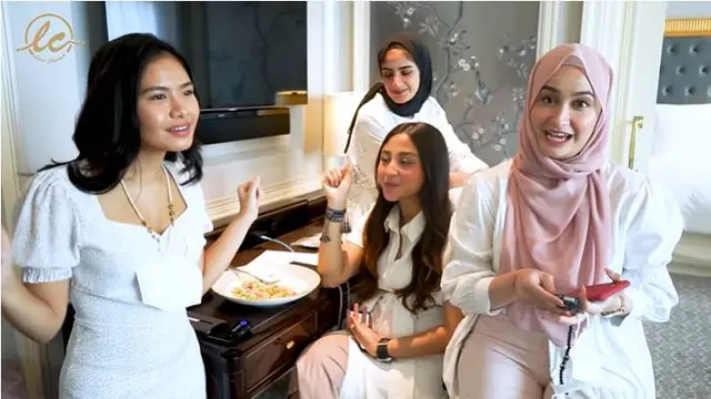 7 Momen Kejutan Bridal Shower Lesty Kejora, Tampil Kocak Saat Wajahnya Dicoret-coret