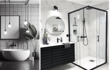 7 Desain Kamar Mandi Corak Hitam Putih Minimalis yang Modern dan Elegan ala Hotel Mewah