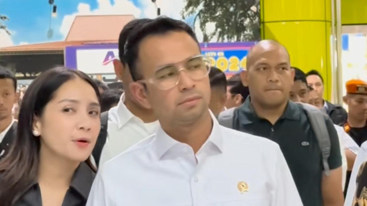 Potret Raffi Ahmad Bareng Para Menteri Jajal Kereta Langsung Tanpa Henti Pertama, Nagita Slavina Antar ke Stasiun