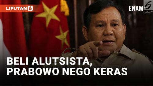 VIDEO: Prabowo Turun Gunung, Nego Langsung Harga Alutsista