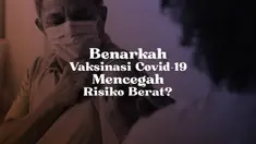 Meningkatnya kasus positif Covid-19 di Indonesia membuat banyak orang panik. Vaksinasi adalah kunci untuk menghindari akibat parah hingga kematian karena infeksi virus Corona.