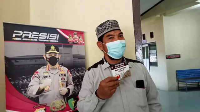 Vaksinasi mantan napi terorisme (Liputan6.com/Fauzan)