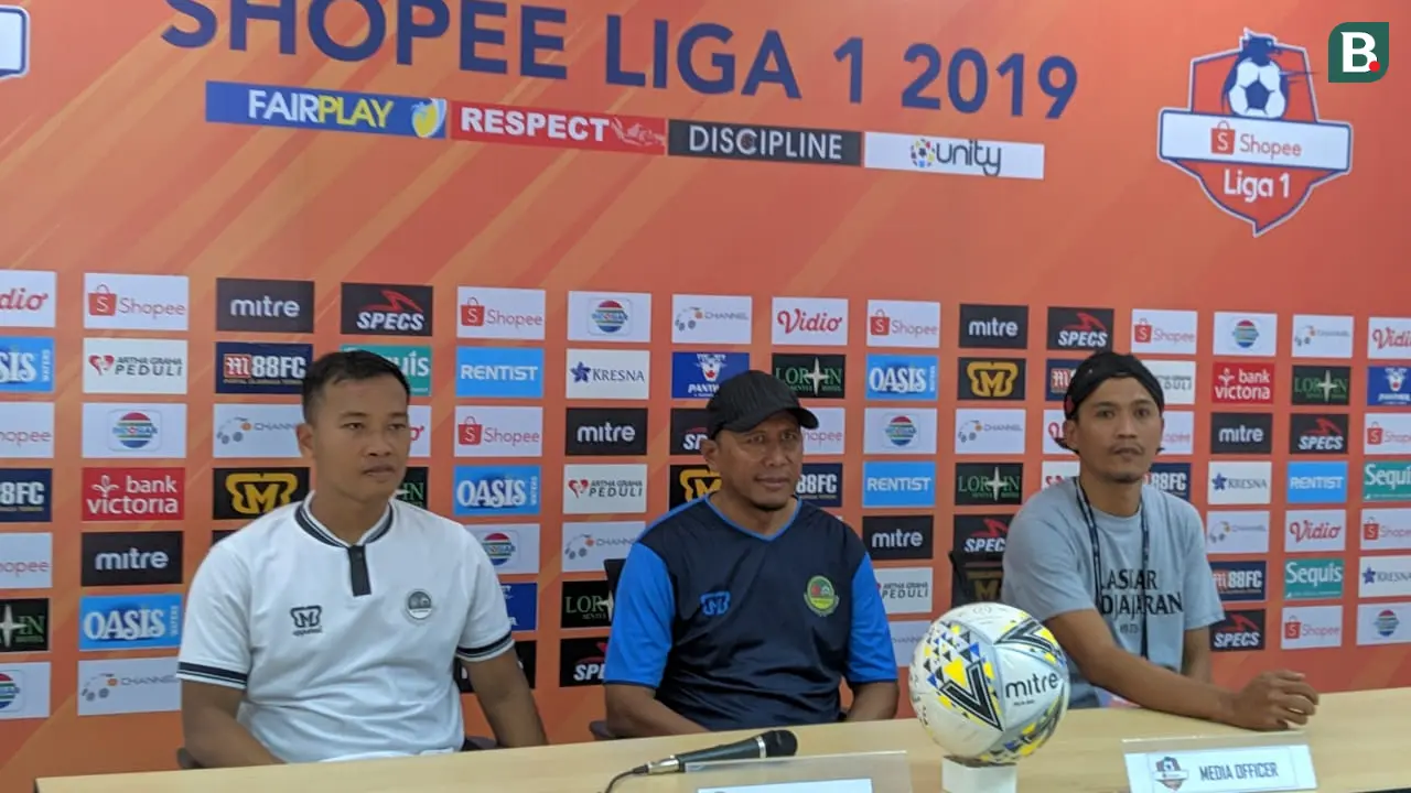 Konferensi Pers Tira Persikabo Vs Madura United di Stadion Pakansari, Kamis (11/7/2019).