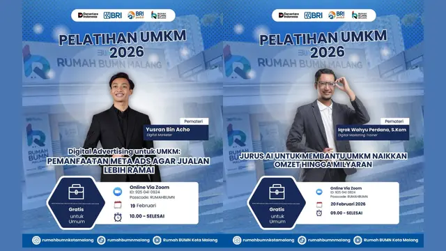 Rumah BUMN Kota Malang selenggarakan pelatihan gratis untuk UMKM (Foto: Instagram @rumahbumnkotamalang)
