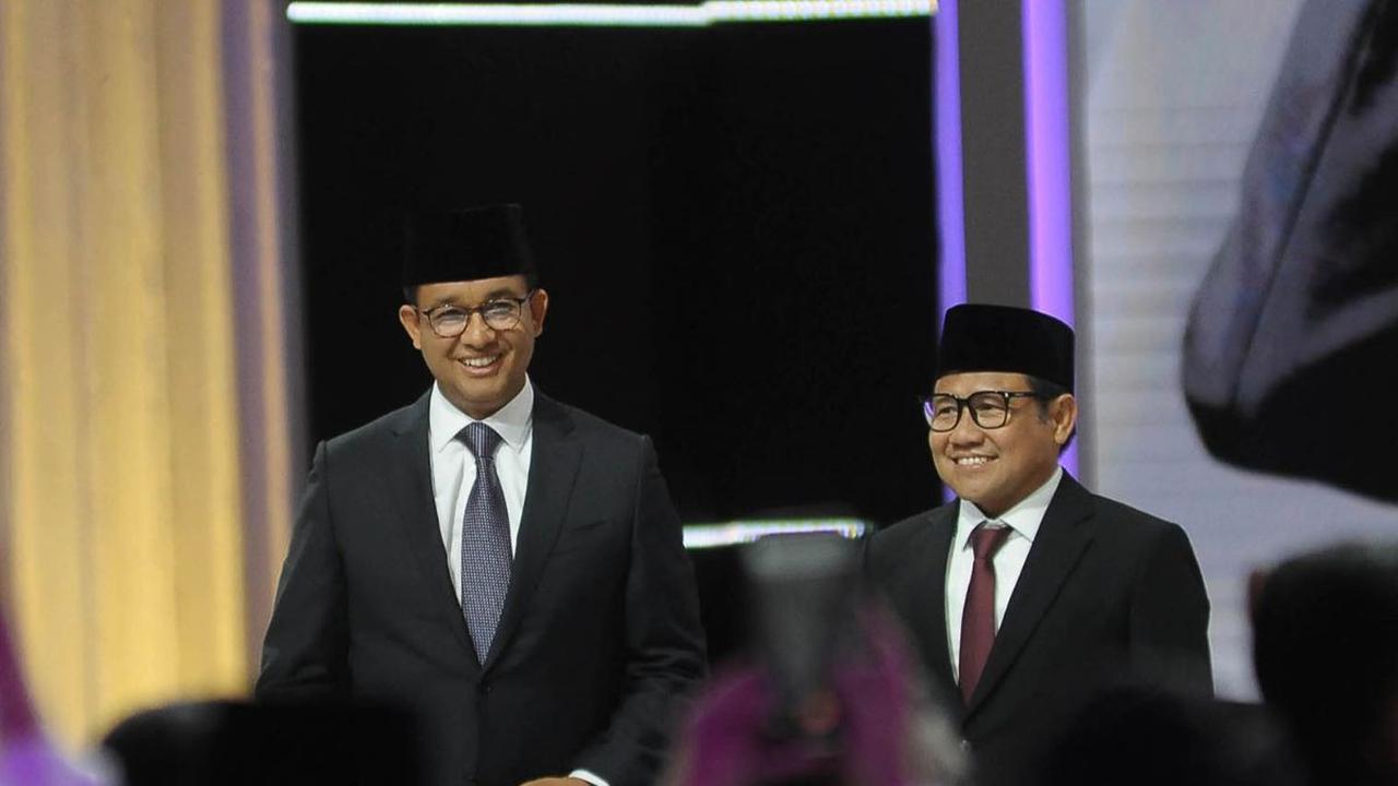 Komisi Pemilihan Umum RI (KPU) menggelar Debat Pilpres 2024 putaran kelima di JCC Senayan, Jakarta, pada Minggu (4/2/2024). Ketiga calon presiden saling beradu gagasan dalam debat pamungkas ini. Foto: Merdeka.com/Imam Buhori