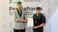 Nurdin Ardalepa secara resmi mendaftarkan diri menjadi Calon Ketua Umum PB HMI periode 2023-2025. (Istimewa)