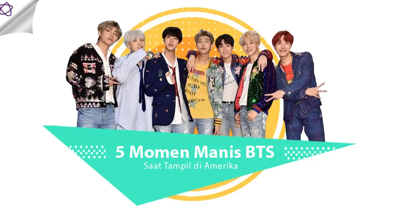 [Bintang] 5 Momen Manis BTS Saat Tampil di Amerika