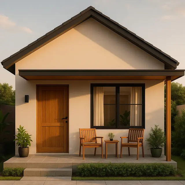 Model Rumah Sederhana Minimalis 6x8