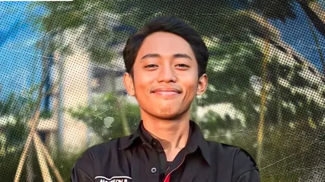 Ketua Koordinator Organisasi Mahasiswa (Ormawa) Universitas Pamulang Ahmad Muajir.