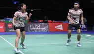Ganda campuran Indonesia, Rinov Rivaldy/Pitha Haningtyas Mentari, berhasil lolos ke babak kedua Kejuaraan Dunia 2023. (Bola.com/Dok.PBSI).