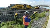 Kementerian Perhubungan terus menggenjot penyelesaian pembangunan jalur Kereta Api (KA) Trans Sulawesi (Foto: Dok Kementerian Perhubungan)
