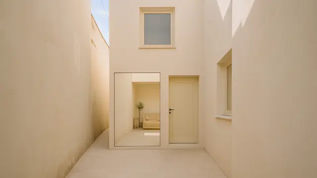 Rumah Minimalis di Gang Sempit (Foto: ChatGPT)