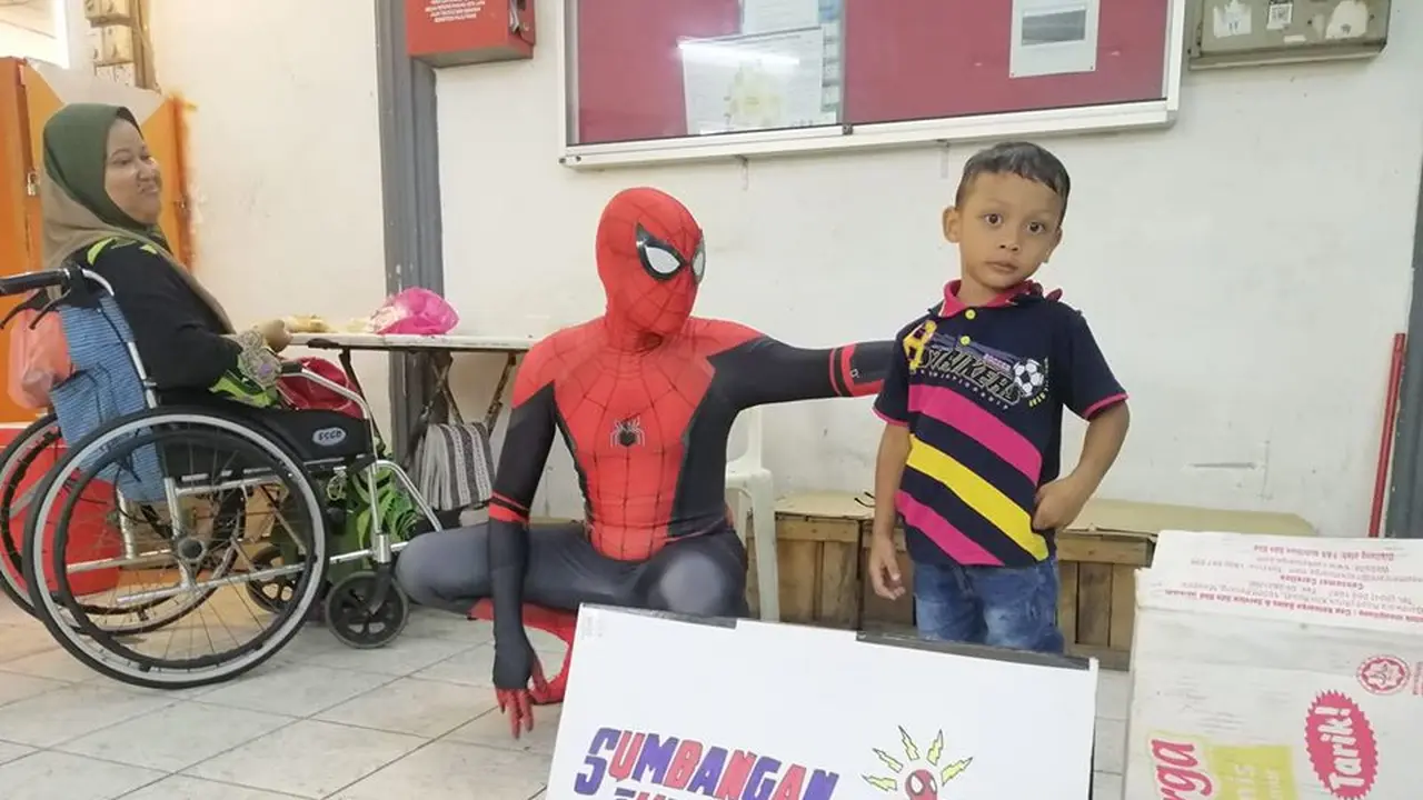Suami Nyamar Jadi Spiderman Demi Nafkahi dan Biayi Pengobatan Sang Istri