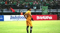 Kiper Madura United, Satria Tama. (Bola.com/Aditya Wany)