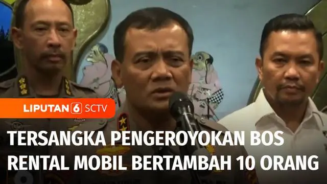 Polisi menangkap enam warga pelaku pengeroyokan yang menewaskan bos rental di Sukolilo, Pati, Jawa Tengah. Jumlah tersangka kini bertambah menjadi 10 orang.