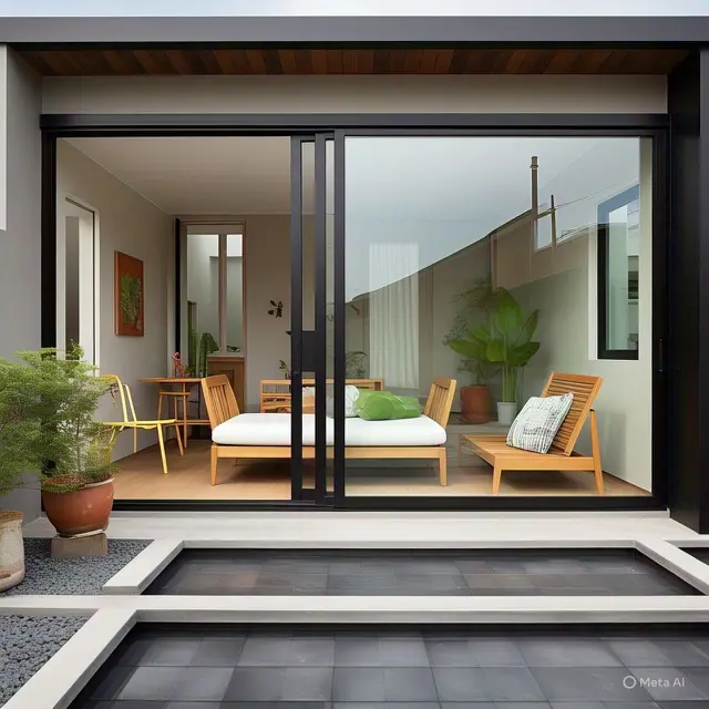 Desain Rumah Type 36 dengan Konsep Teras dan Ruang Luar Sebagai Perpanjangan Ruang Dalam