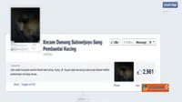 Fanpage 'kecam Danang pembantai kucing' muncul di Facebook