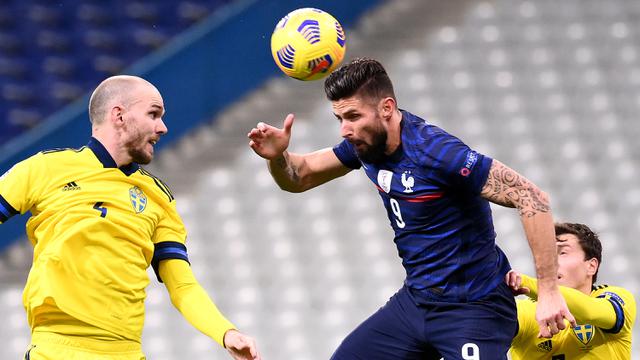 Olivier Giroud Cetak Dua Gol, Prancis Taklukan Swedia di UEFA Nations League