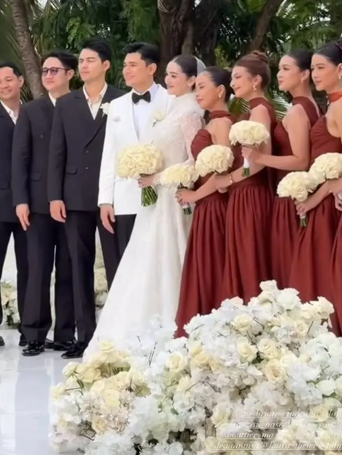 Gaya Kompak Bridesmaid di Pernikahan Ranty Maria & Rayn Wijaya, Dea Annisa hingga Hana Saraswati Tampil Anggun dalam Nuansa Cokelat