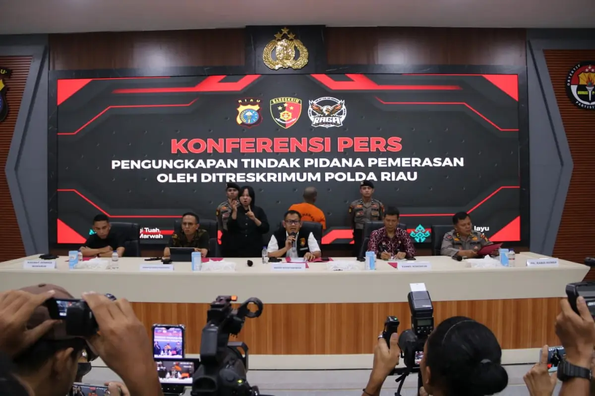 Direktorat Reserse Kriminal Umum (Ditreskrimum) Polda Riau menetapkan Jekson Jumari sebagai tersangka kasus dugaan pemerasan terhadap PT Ciliandra Perkasa di Pekanbaru (Istimewa)