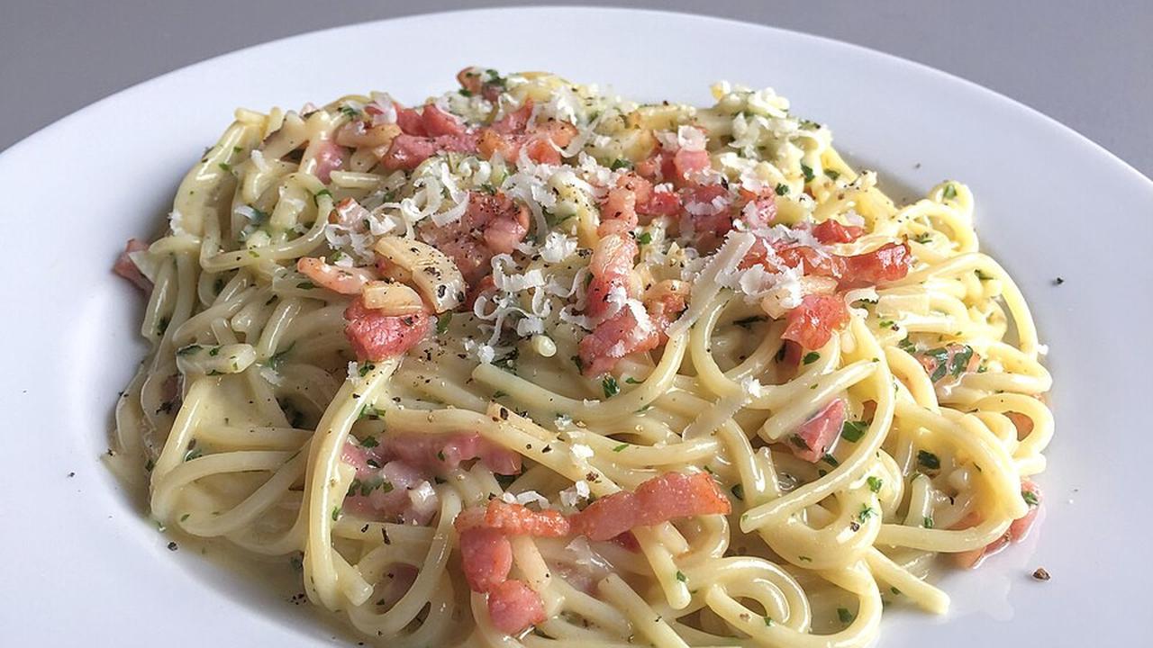 Ilustrasi Spaghetti alla Carbonara