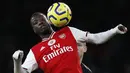 5. Nicolas Pepe (80 juta euro) - Arsenal juga memiliki catatan pembelian pemain termahal di kompetisi Premier League. Pada tahun 2019, Arsenal memboyong Nicolas Pepe dari LOSC Lilie dengan harga 80 juta euro. (AFP/Ian Kington/Ikimages)