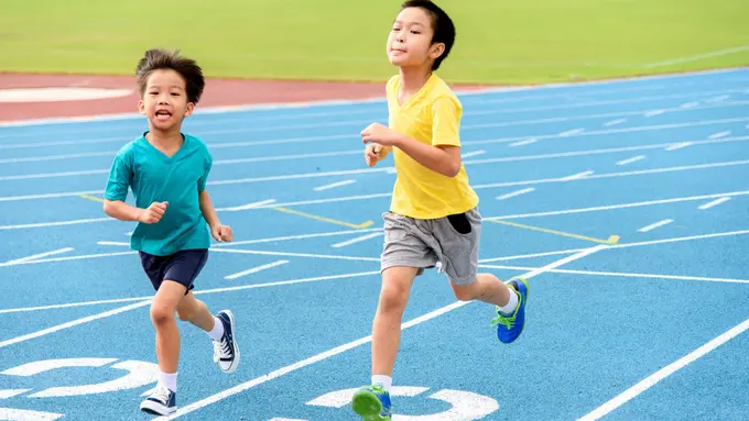 Lari dan Joging bersama anak