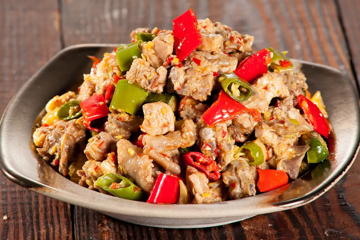 Tumis usus pedas manis