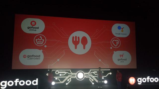 Peluncuran empat fitur terbaru. GoFood.