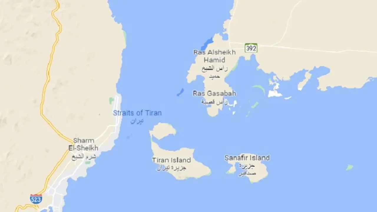 Pulau Tiran dan Pulau Sanafir di Laut Merah