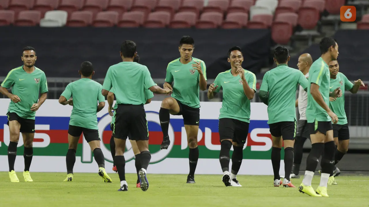Latihan Timnas Indonesia